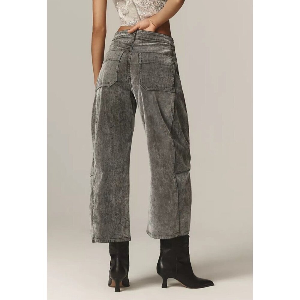 NWT Size 30 Tall - The Kenna Heritage Cotton Barrel Jeans Velvet (NWT US$198) - Picture 4 of 16